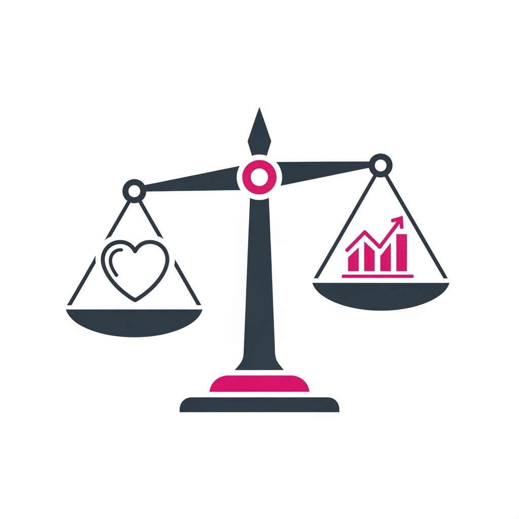 A balance scale weighing the purpose of the property: personal vs. investment