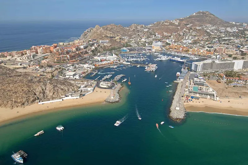 Cabo San Lucas iconic marina, Land's End arch and vibrant waterfront