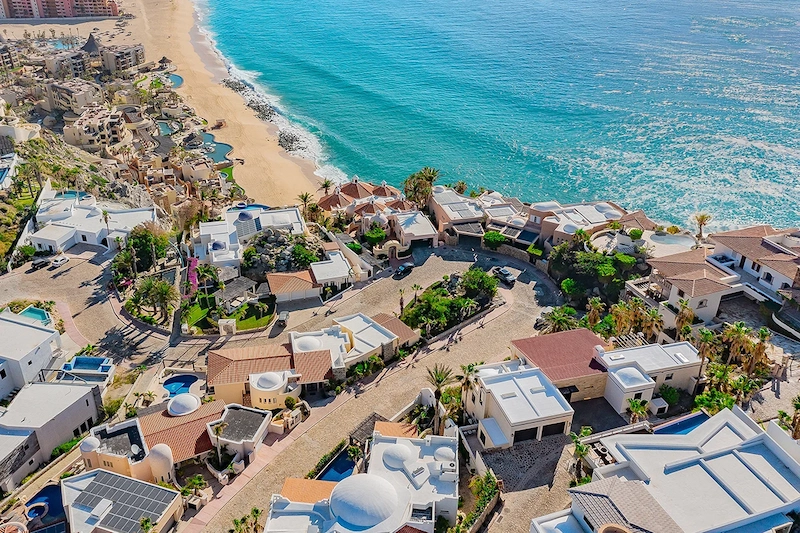 Pedregal hillside community with panoramic views of Cabo San Lucas marina